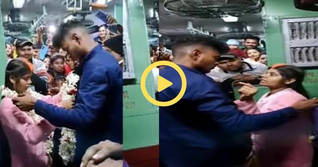 Train Passenger Viral Video: The demand of the girl in front of the train itself