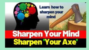 how to sharpen your mind
